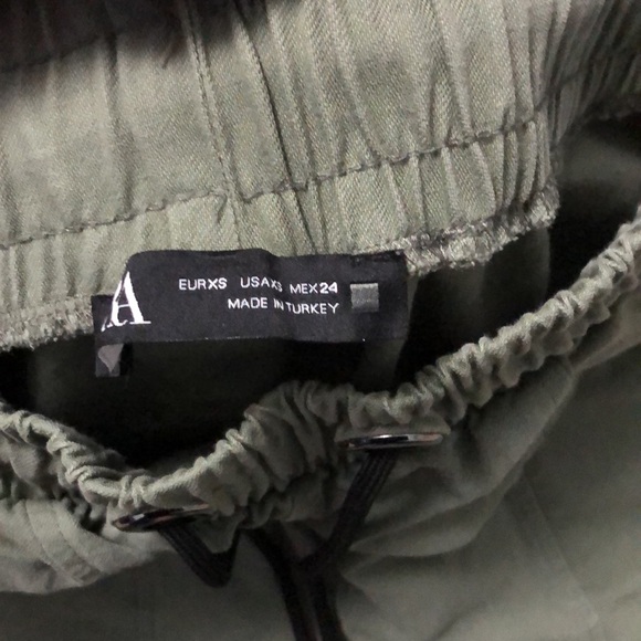 Zara Army Green Pants - Picture 6 of 9